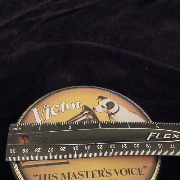 Vintage Victor His Master's Voice RCA round 5-inch tin canister - Picture 5 of 5